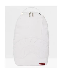 Sprayground White Scribble Debossed Backpack