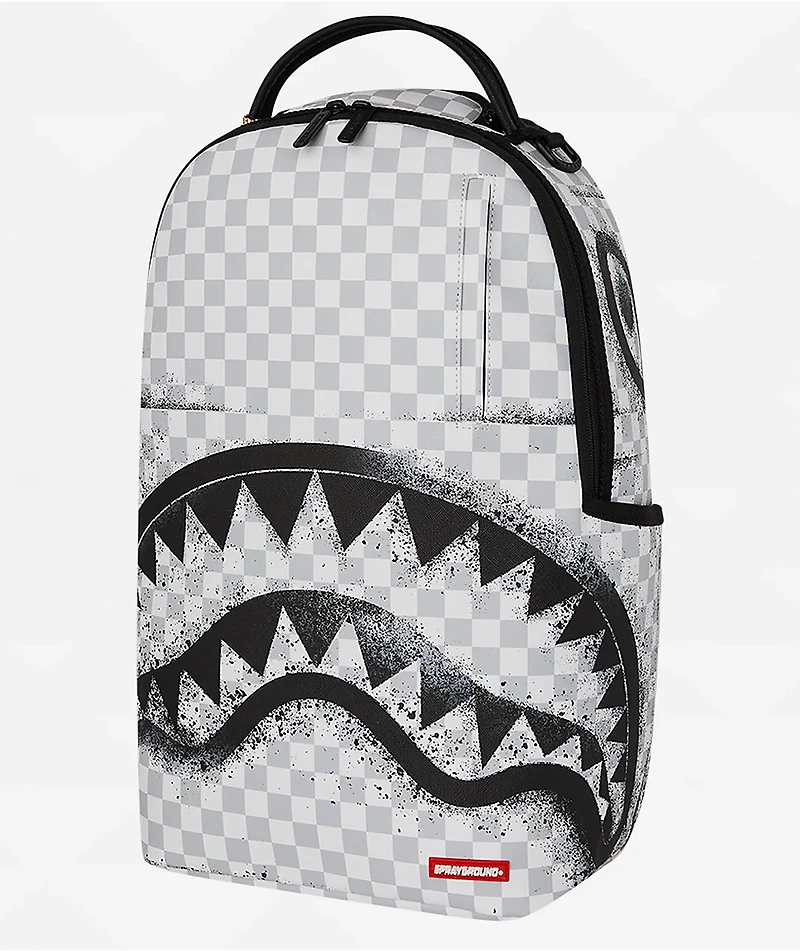 Sprayground White Stencil Backpack