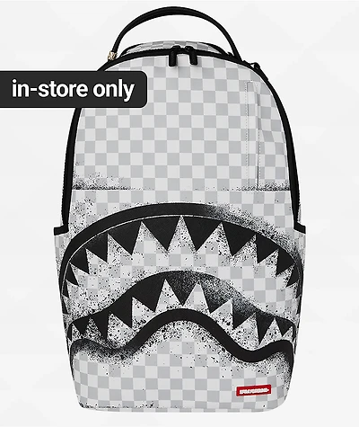 Sprayground White Stencil Backpack