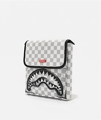 Sprayground White Stencil Shark Messenger Bag