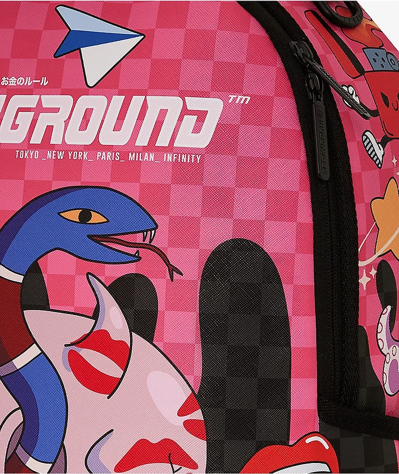 Sprayground Wtf Skull Drip Backpack