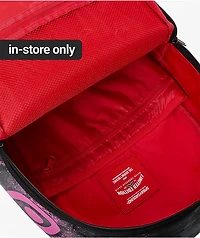 Sprayground X Peanuts Snoopy Pink Stencil Grey Camo Backpack