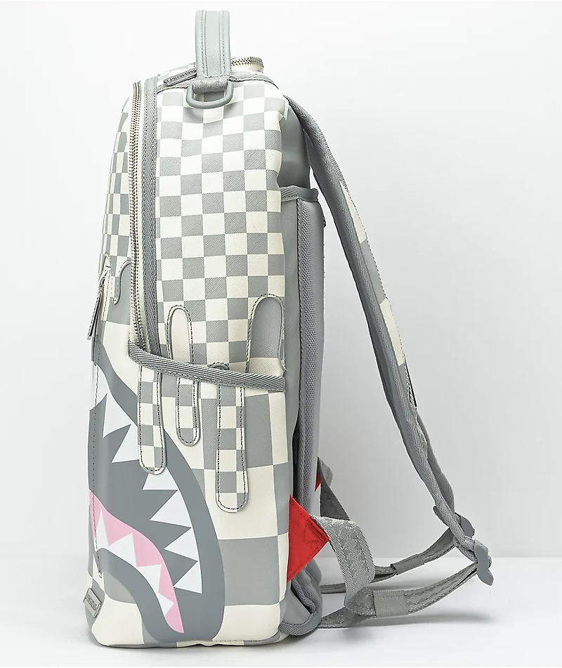 Sprayground XTC La Palais Deluxe Grey Leather Backpack