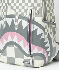 Sprayground XTC La Palais Deluxe Grey Leather Backpack