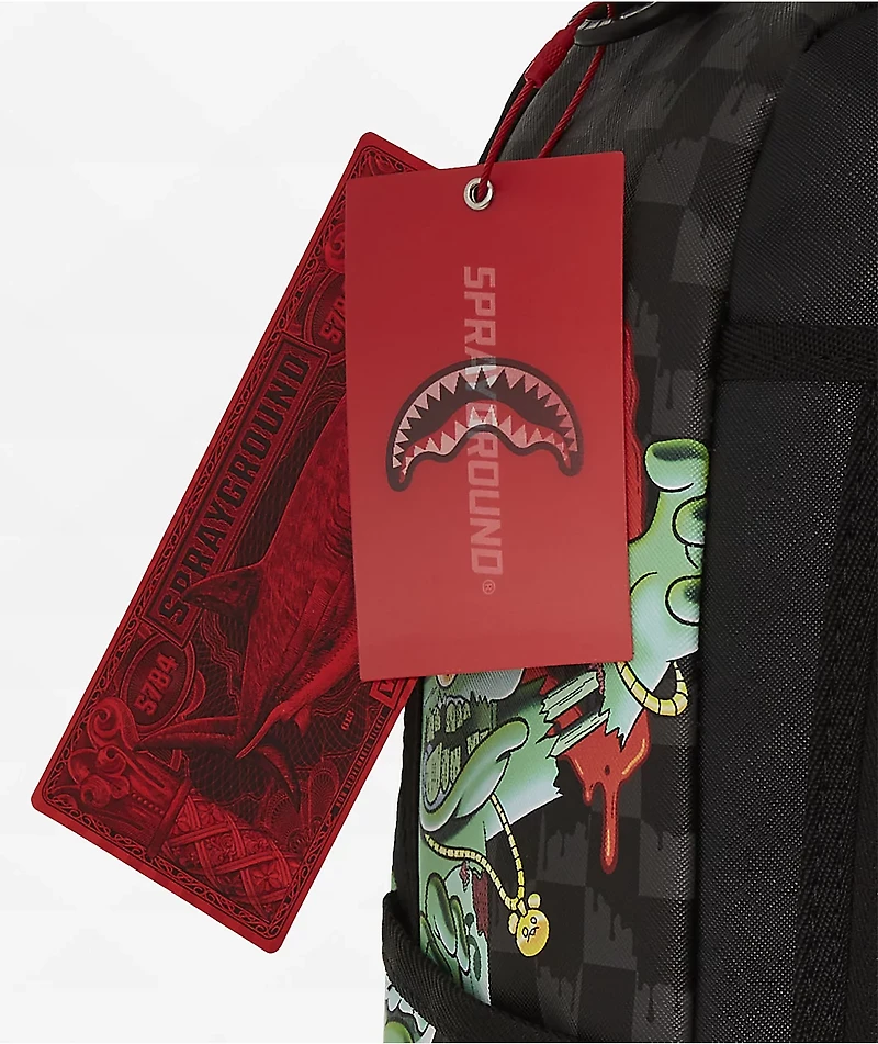 Sprayground Zombie Bears Black & Green Backpack