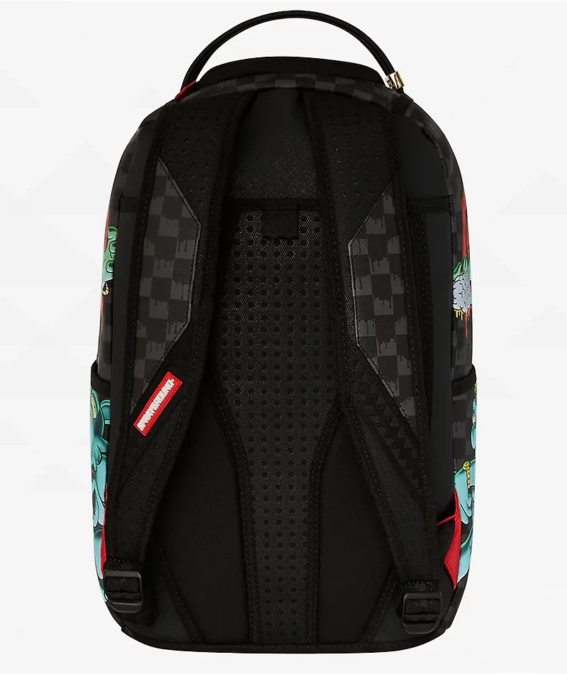 Sprayground Zombie Bears Black & Green Backpack