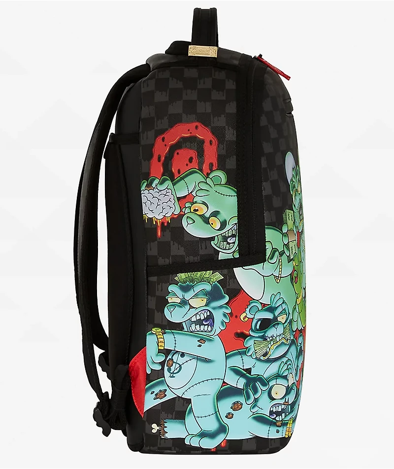 Sprayground Zombie Bears Black & Green Backpack