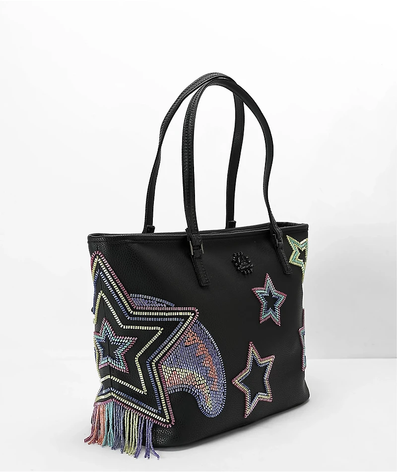 Sprayground x AI Beaded Shark Black Tote Bag