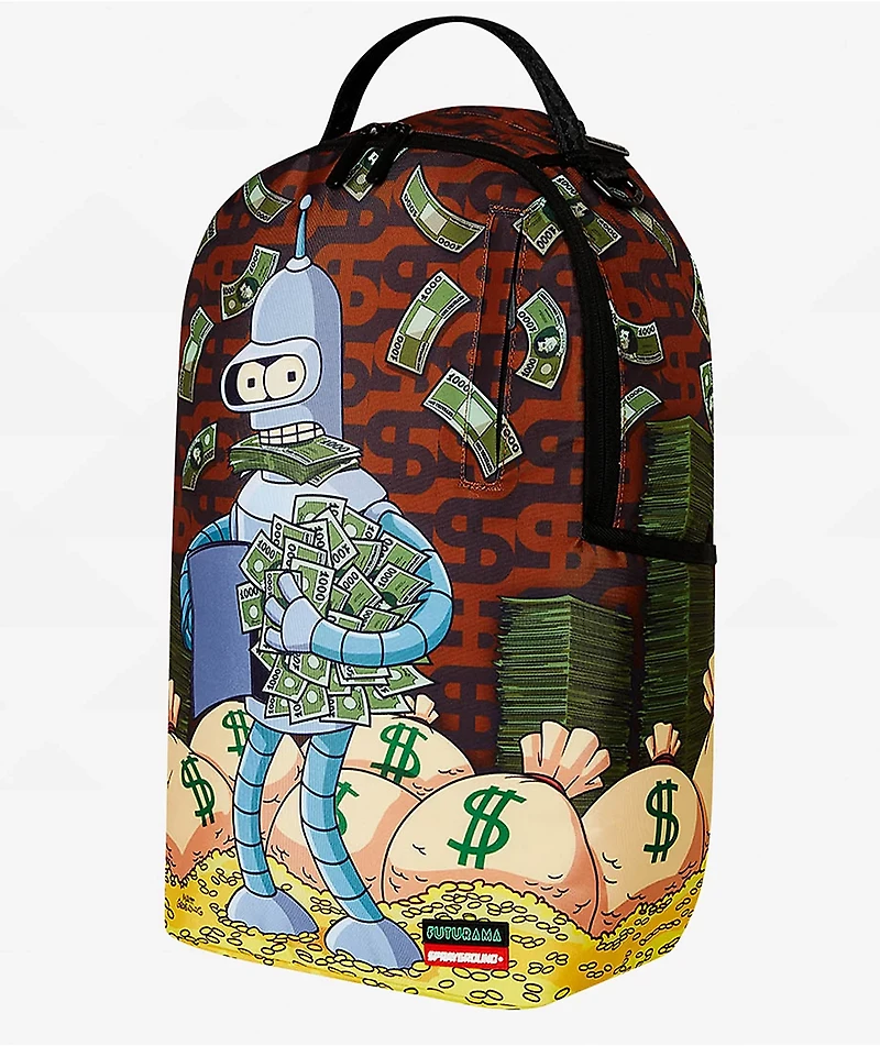 Sprayground x Futurama Bender Money Backpack
