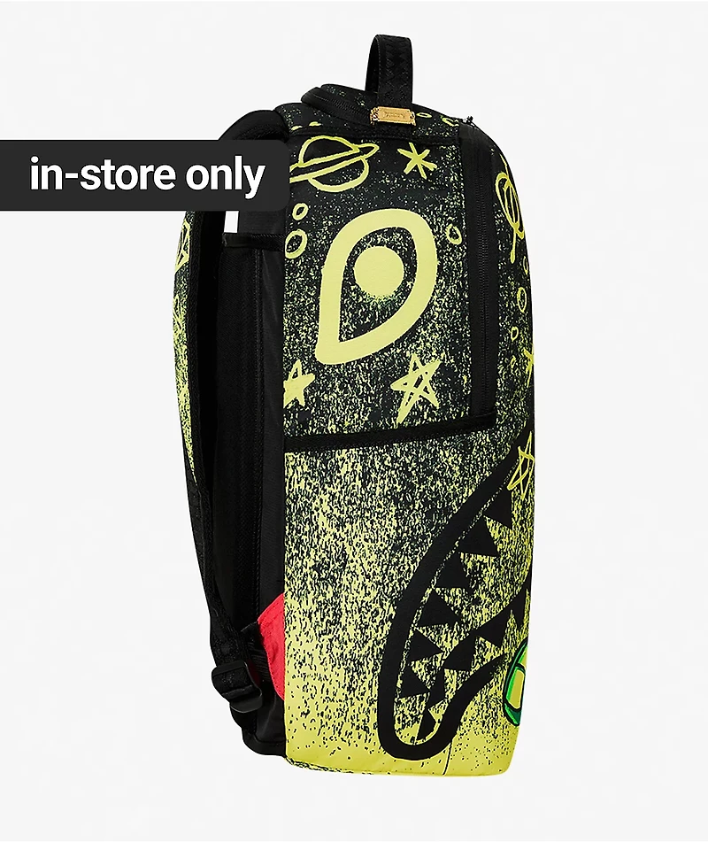 Sprayground x Looney Tunes Marvin The Martian Spray Black Backpack