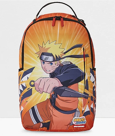 Sprayground x Naruto Shippuden Breakout Shark Orange Backpack