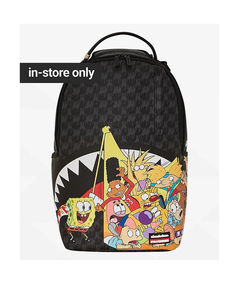 Sprayground x Nickelodeon 90s Crammed Black Backpack