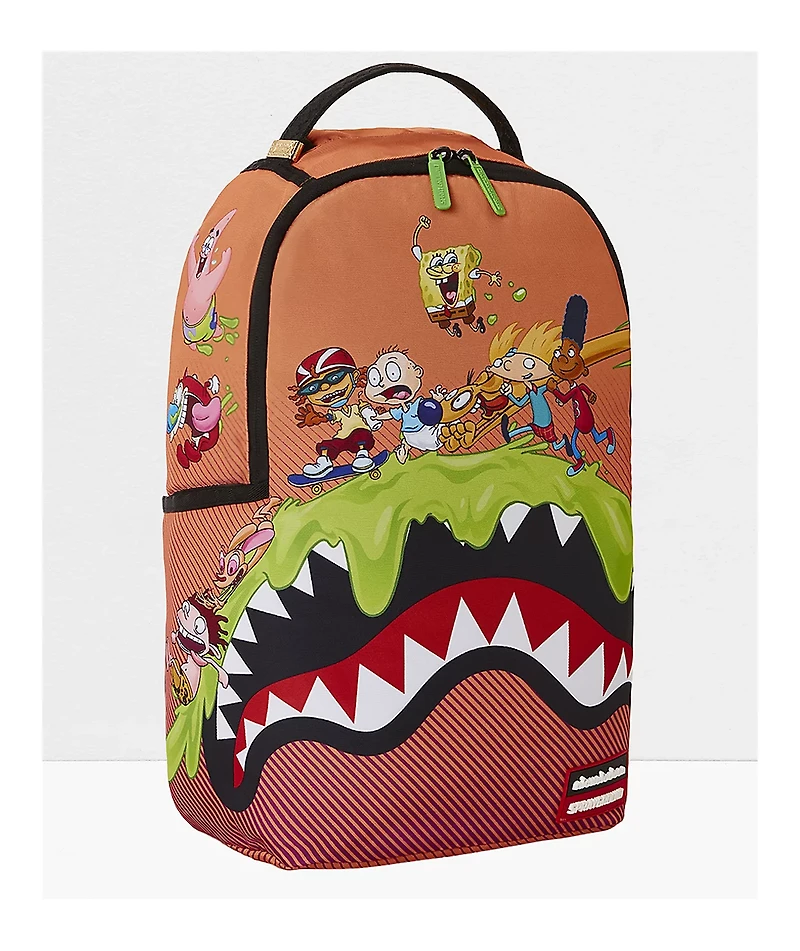 Sprayground x Nickelodeon Slime Party Orange Backpack