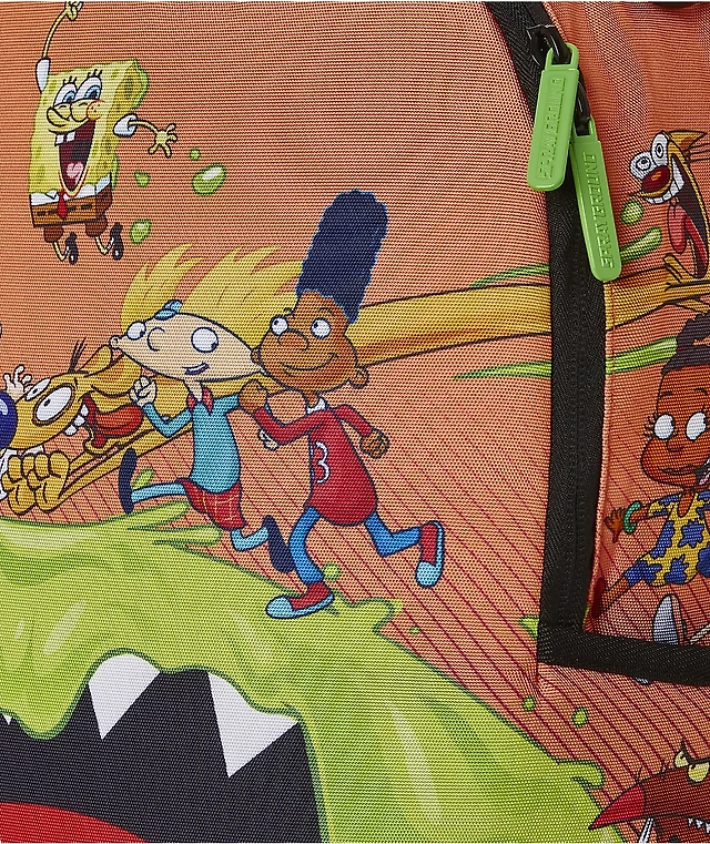 Sprayground x Nickelodeon Slime Party Orange Backpack Liberty Center