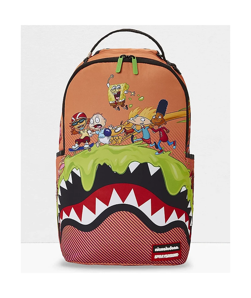 Sprayground x Nickelodeon Slime Party Orange Backpack