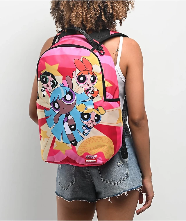Sprayground x Powerpuff Girls Heart Shark Backpack at  display picture 3