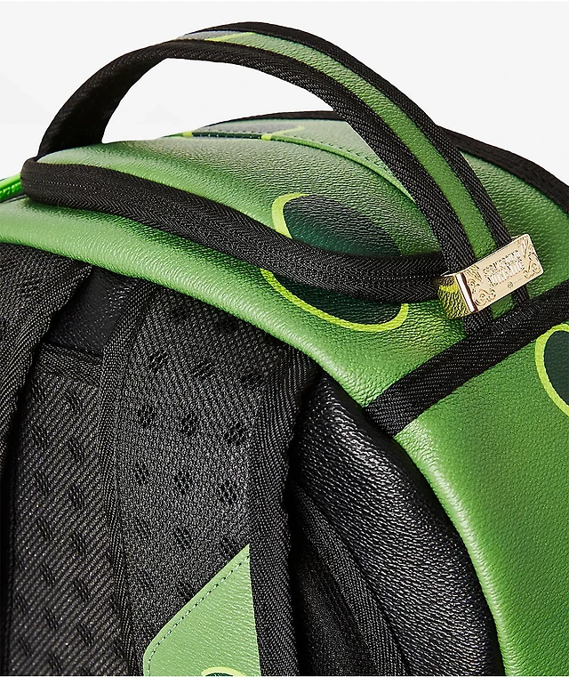 Sprayground x Rick Morty Shark Bite Green Backpack at Mall of