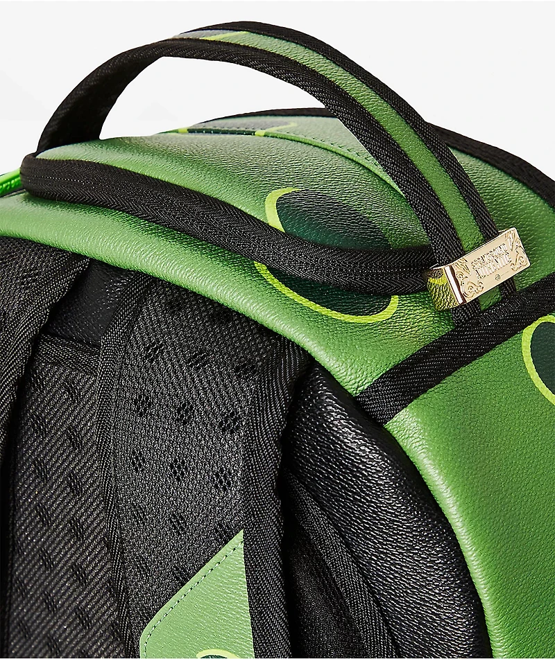Sprayground x Rick & Morty Shark Bite Green Backpack