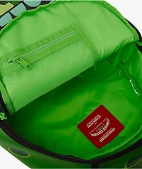 Sprayground x Rick & Morty Shark Bite Green Backpack