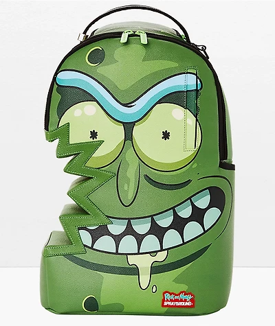 Sprayground x Rick & Morty Shark Bite Green Backpack