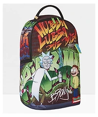 Sprayground x Rick And Morty Graffiti Black Backpack