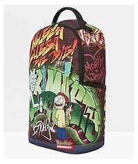 Sprayground x Rick And Morty Graffiti Black Backpack