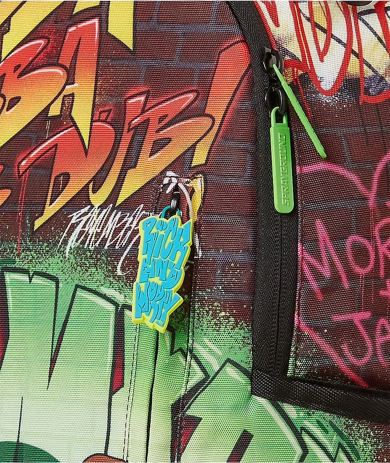 Sprayground x Rick And Morty Graffiti Black Backpack