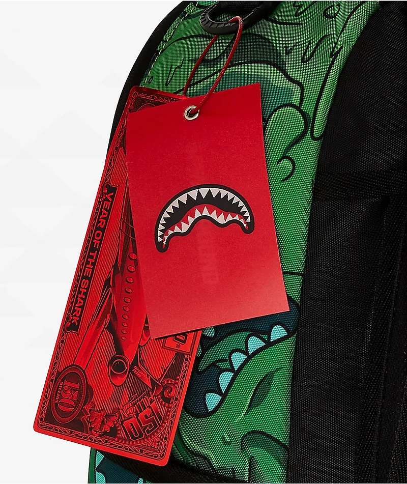 Sprayground x Rick and Morty Fusion Green Backpack