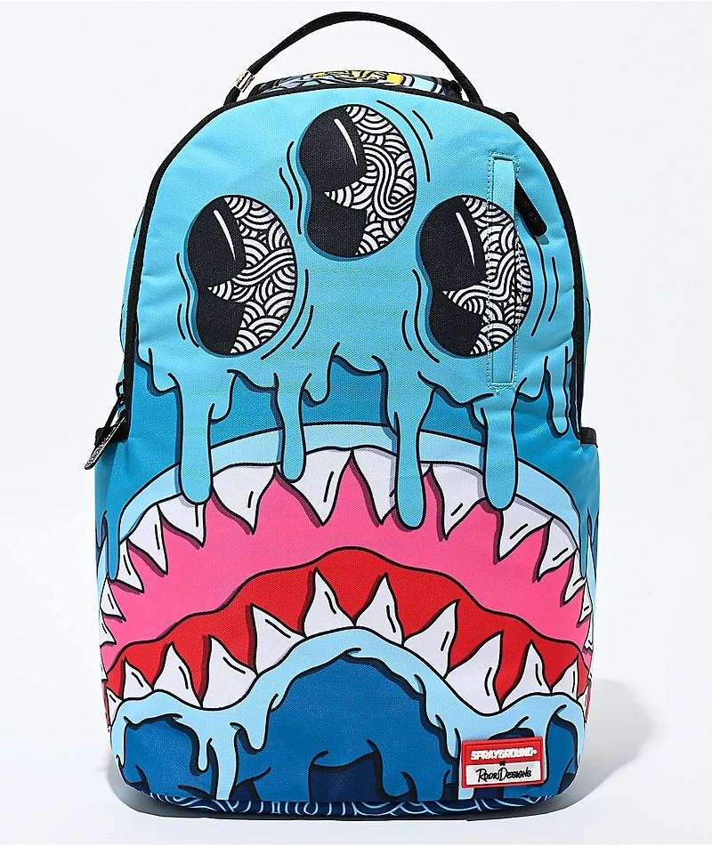 Sprayground x Rodri Designs Melting Shark Backpack