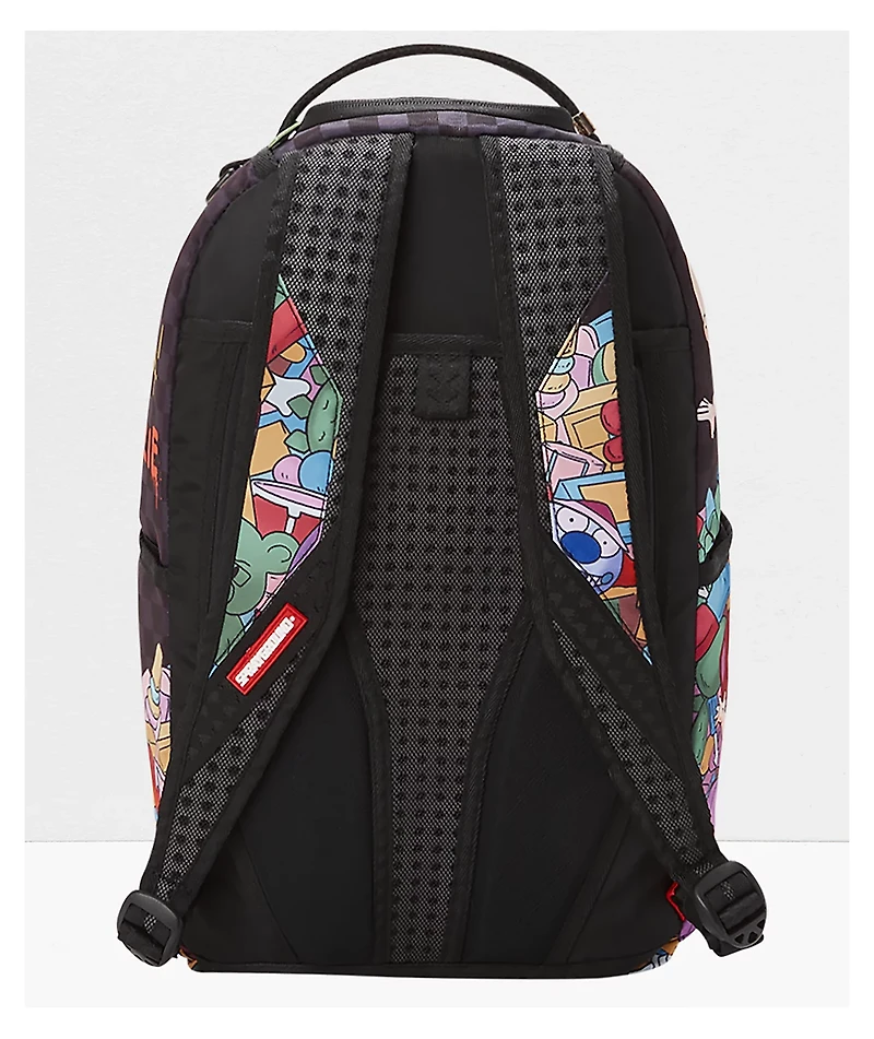 Sprayground x Rugrats Mashup Grey Checkerboard Backpack