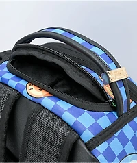 Sprayground x Sesame Street Cookie Monster Bubble Blue Leather Backpack