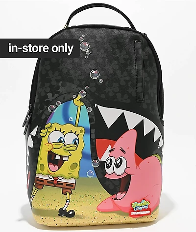 Sprayground x SpongeBob SquarePants Black Backpack