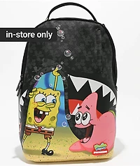 Sprayground x SpongeBob SquarePants Black Backpack