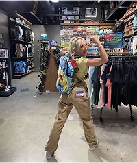 Sprayground x SpongeBob SquarePants Shark Shape Sponge Blue & Yellow Backpack