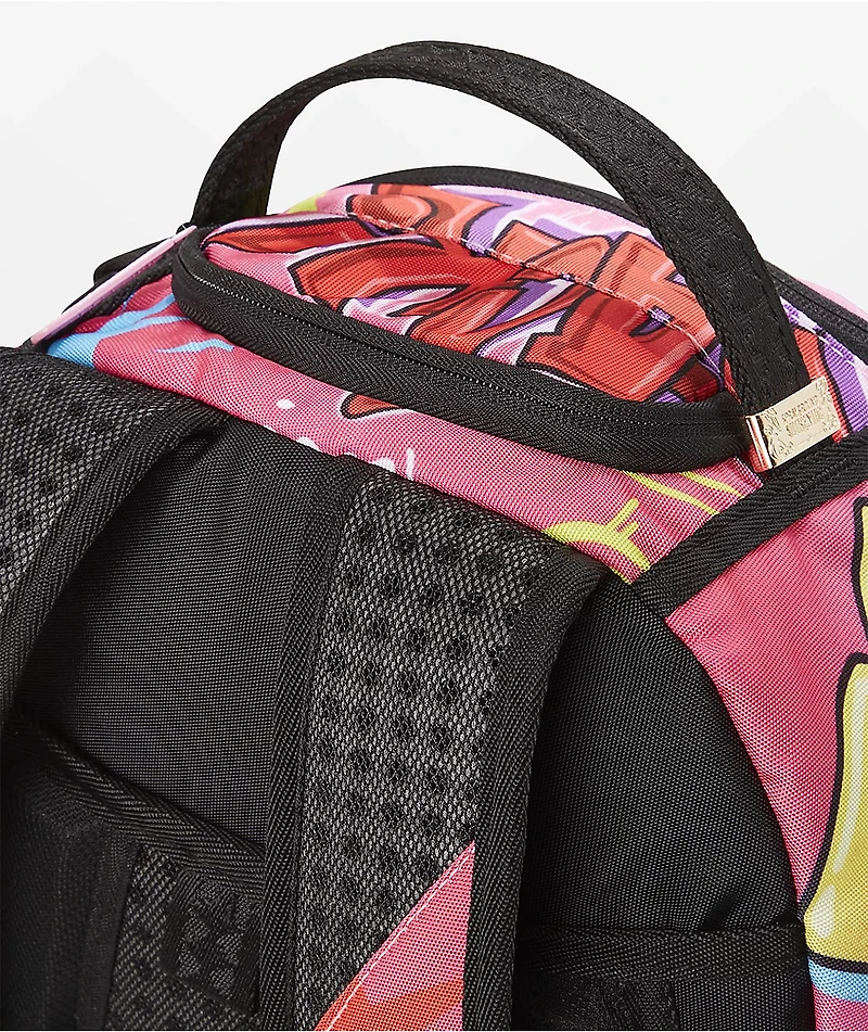 Sprayground x The Powerpuff Girls On The Run Pink Backpack