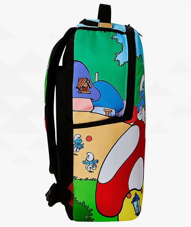Sprayground x The Smurfs Mushroom Backpack | Liberty Center display picture 2
