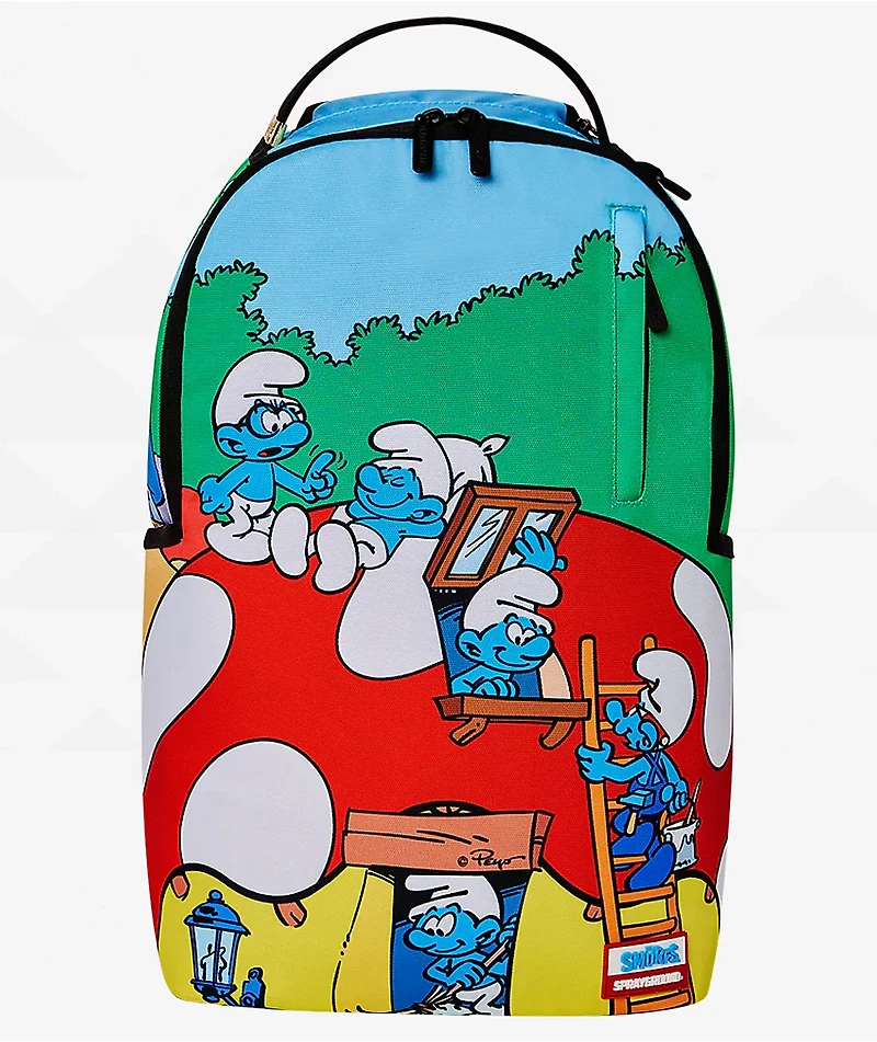 Sprayground x The Smurfs Mushroom Backpack