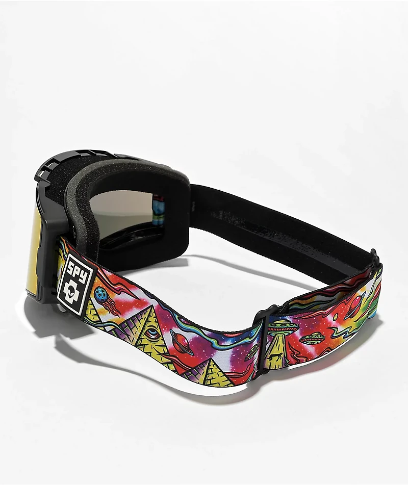 Spy Ace Cosmic 2 Attack Multi-Red Snowboard Goggles 2023