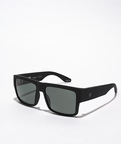 Spy Cyrus Matte Black & Happy Grey Polarized Sunglasses