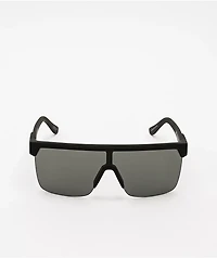 Spy Flynn 5050 HD Plus Soft Matte Black & Grey Green Sunglasses