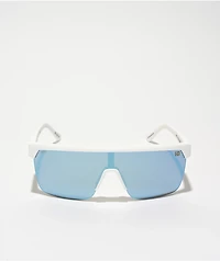 Spy Flynn 5050 HD Plus White & Polar Ice Blue Sunglasses