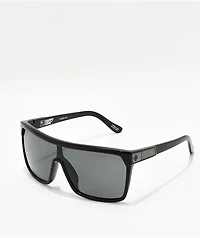 Spy Flynn Black Gloss, Matte Black, Grey-Green Happy Lens Sunglasses