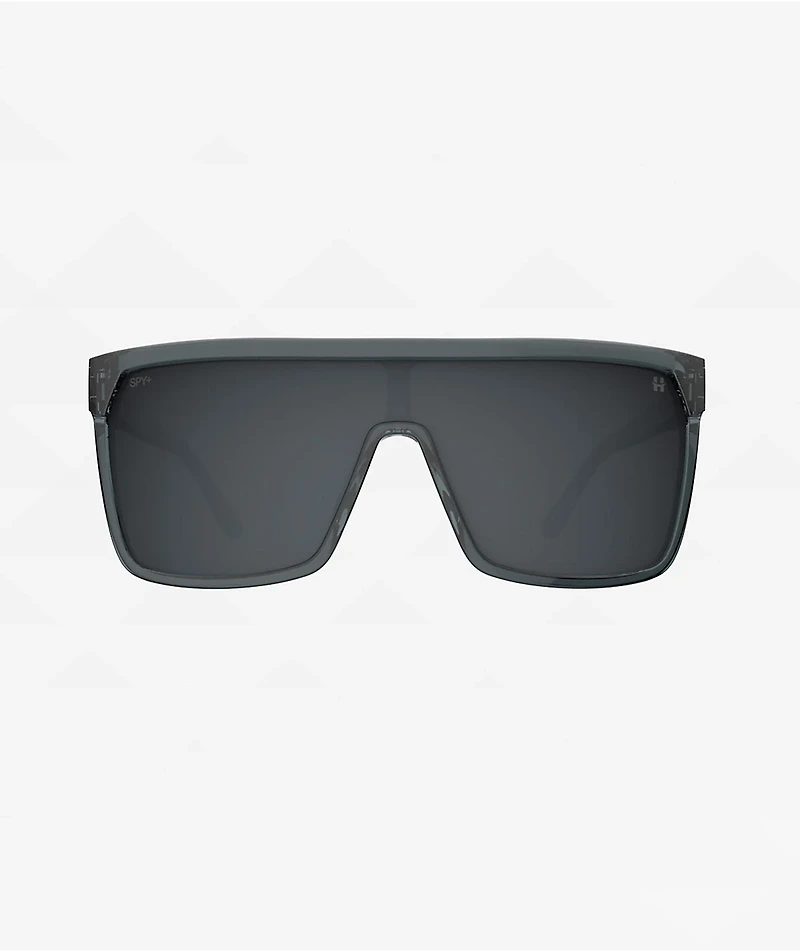 Spy Flynn Translucent Gunmetal & Happy Spectra Mirror Sunglasses
