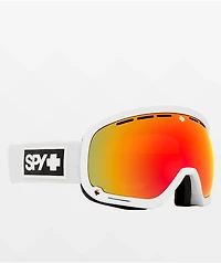 Spy Marshall Matte White Snowboard Goggles 2023