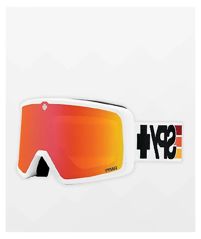 Spy Megalith Speedway White & Red Snowboard Goggles