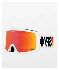 Spy Megalith Speedway White & Red Snowboard Goggles