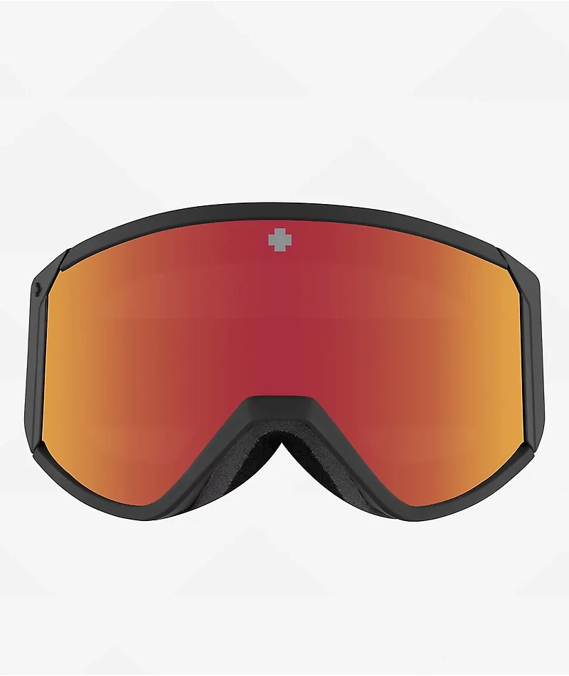 Spy Raider Matte Black Snowboard Goggles