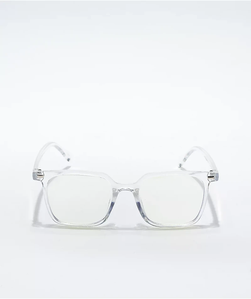 Square Frame Clear Blue Light Glasses