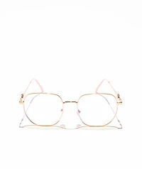 Square Metal Blue Light Glasses