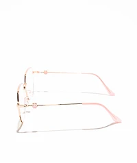 Square Metal Blue Light Glasses